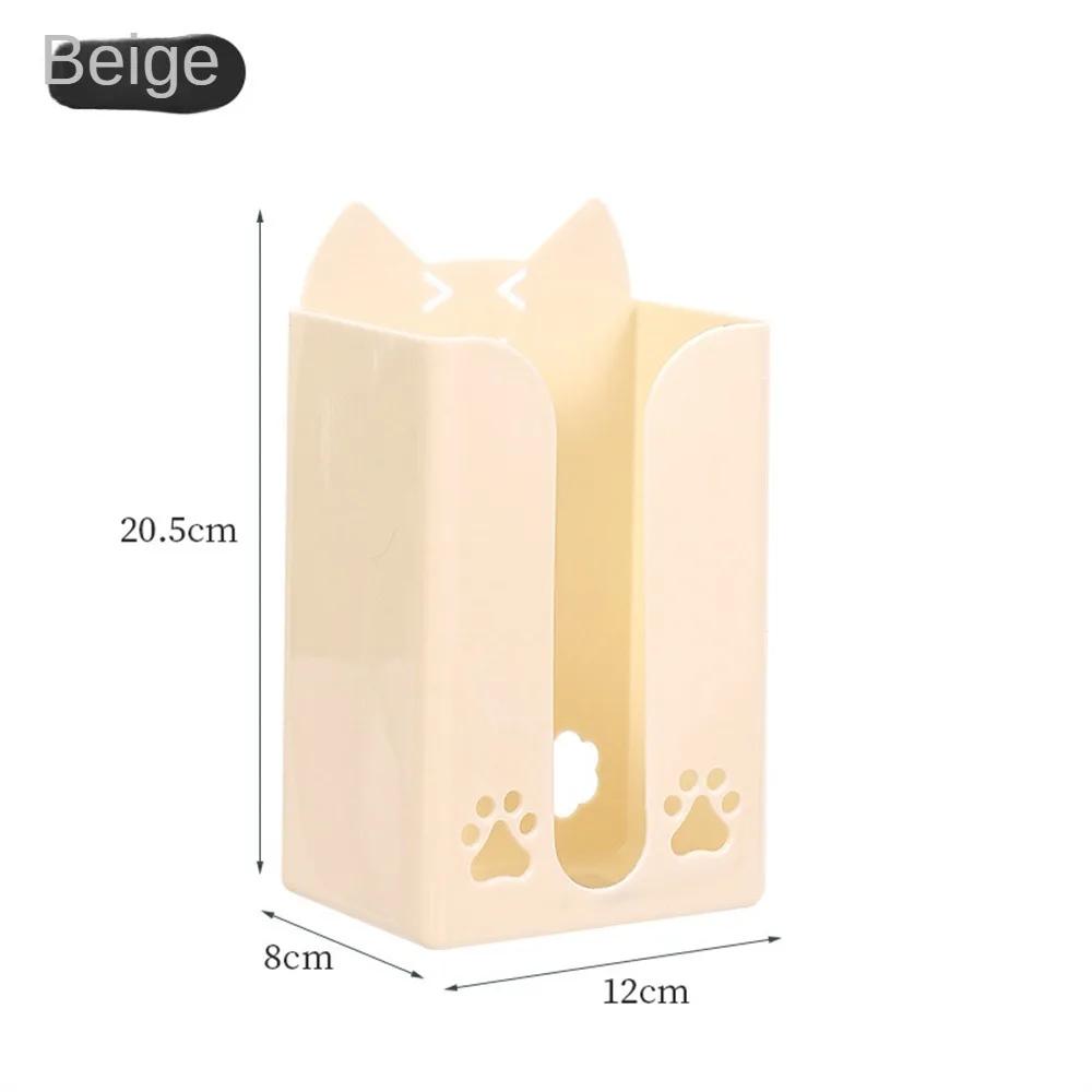 Useful Tissue Dispenser Creative Idea Smooth Large Opening Tissue Holder No Punching Wall-mounted Storage Paper Storage Box