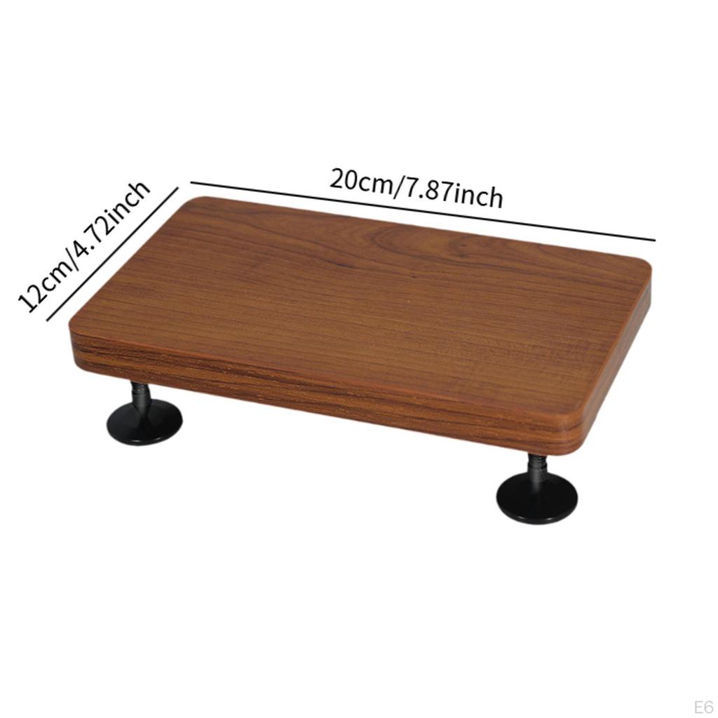 Stand, Wood Desktop Holder for Studio Speakers