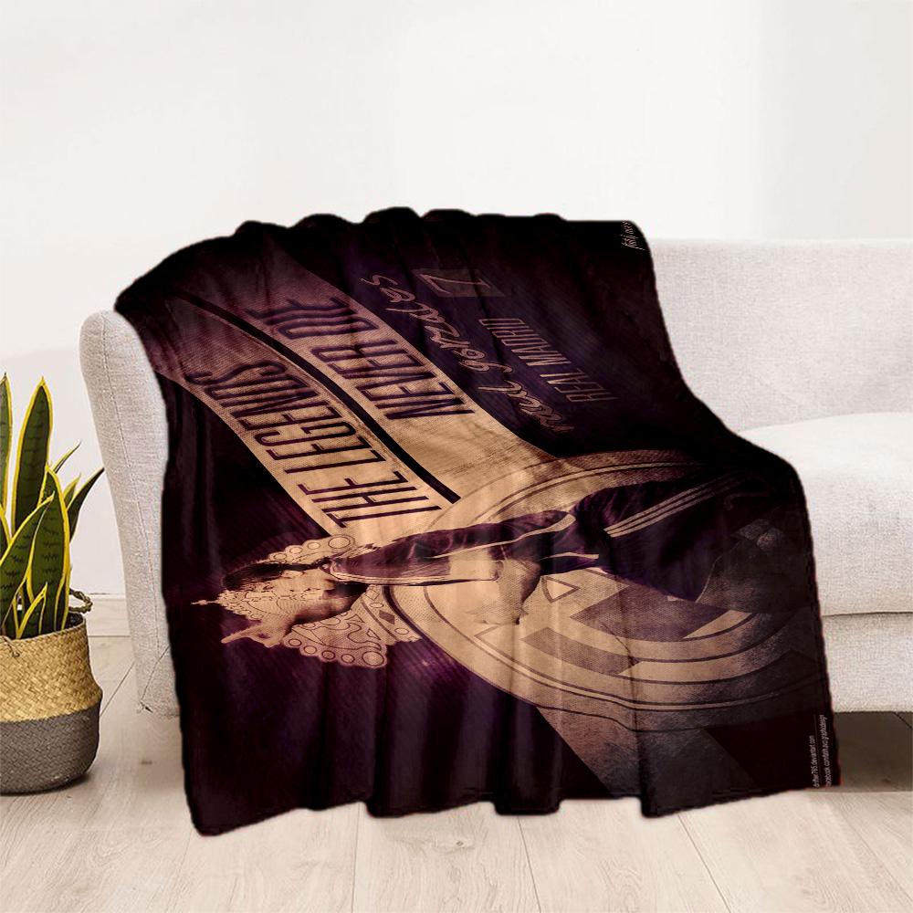 Player Celebrates Victory Moment Blanket Durable Comfort Great for Seaside Couch Livingroom for All Seasons Digital Print