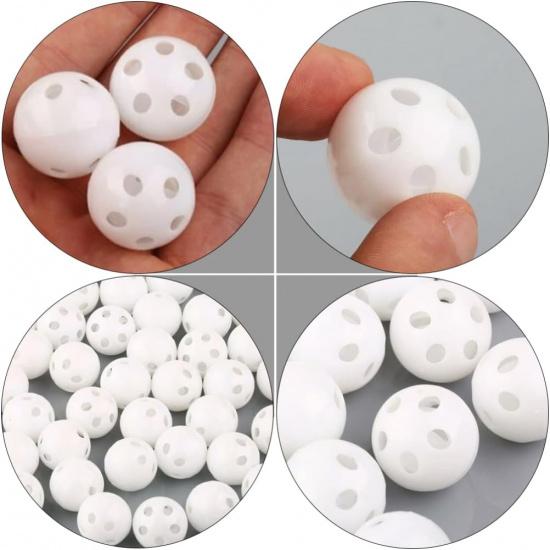 50Pcs Round Doll Noise Maker Repair Fix Toy - Rattle Squeaker Noise Maker Replacement Rattle Insert Crafts Accessories 24mm