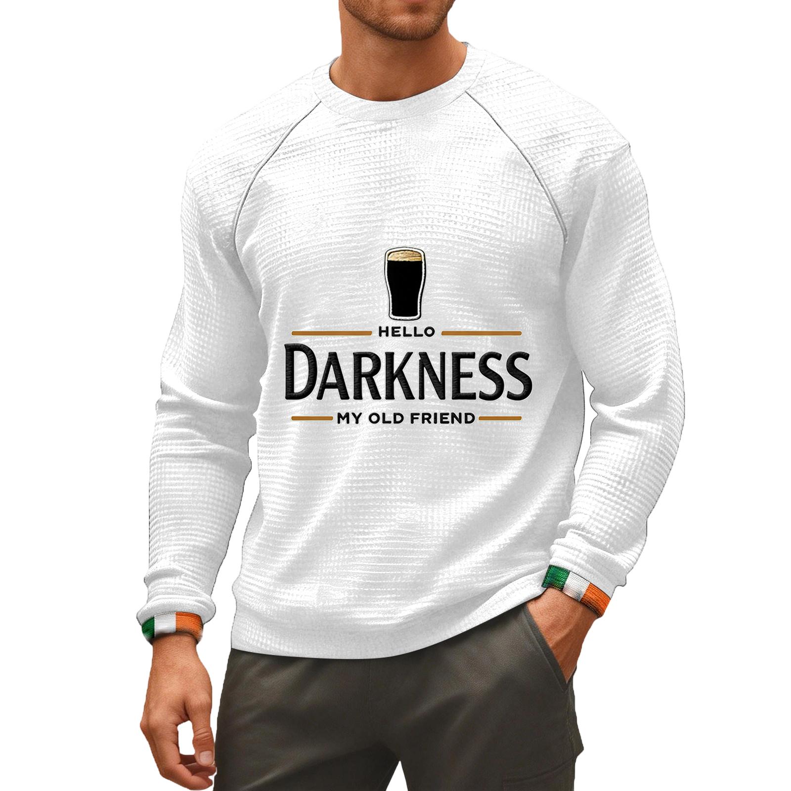 Men s Darkness My Old Friend T-Shirt Irish Beer Shirt Ireland Tee XL белый 1660₽