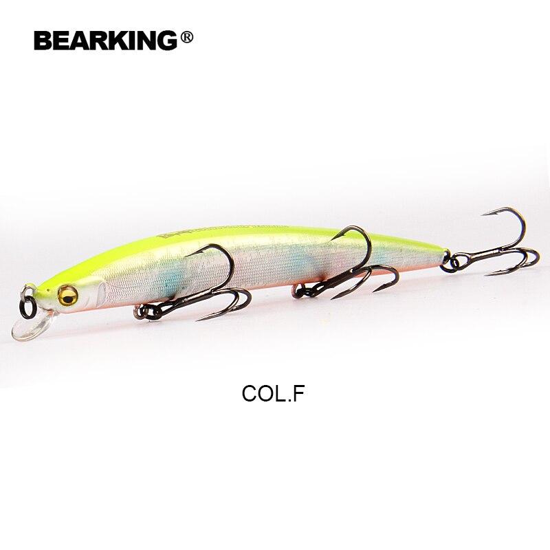 BEARKING 12cm 12g Crankbait Fishing Lure Artificial Crank Hard Bait Slim Minnow Fishing Wobblers Fish Lures