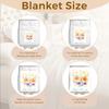 Lily Floral Watercolor Blanket Happy Mother's Day Soft Warm Gift for Mom Perfect Mothers Day Birthday Present From Daughter Son
