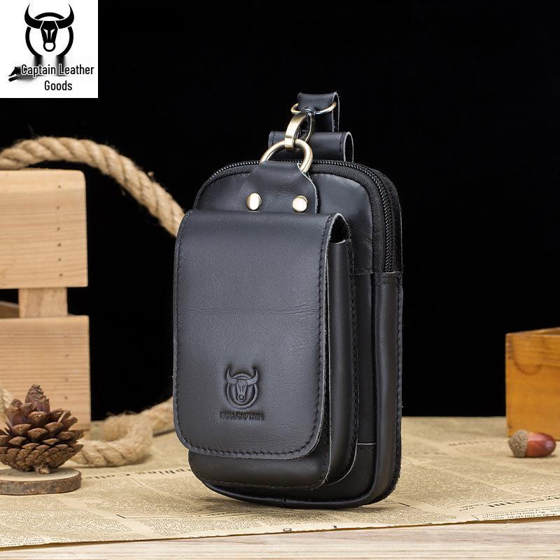 

Поясная сумка из коровьей кожи с магнитным клапаном, подходит для телефона 4,5