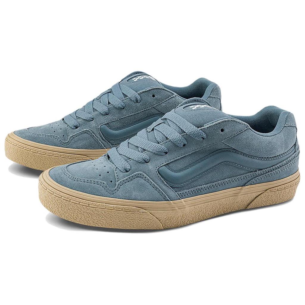 Vans Caldrone Abrasion Resistant Low Top Skateboard Shoes Men's Blue Sneakers VN000CSPRV2