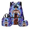 Dragon Ball Dragonbal Three-Piece Set, Primary And Secondary School School Bag, Children'S Backpack, Lunch Bag, Pen