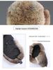 Unisex Winter Rabbit Fur Lei Feng Hat: Warm, Thick, Ear Protection for Outdoor and Skiing