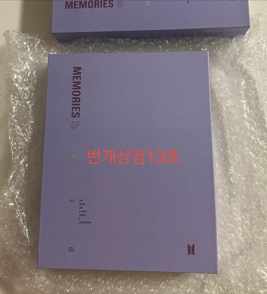 BTS 2018 Memories DVD z Kartką ze Zdjęciem z Pełnym Imieniem