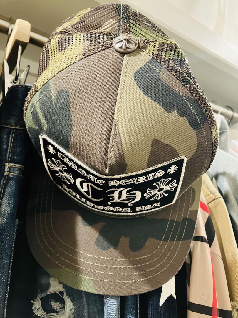 

[USED] Chrome Hearts Trucker Cap, Mesh Camouflage, Authentic Japanese Product