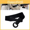 Chic Black Elastic Waist Cinch Belt For Women Ideal For Sweaters And Dresses