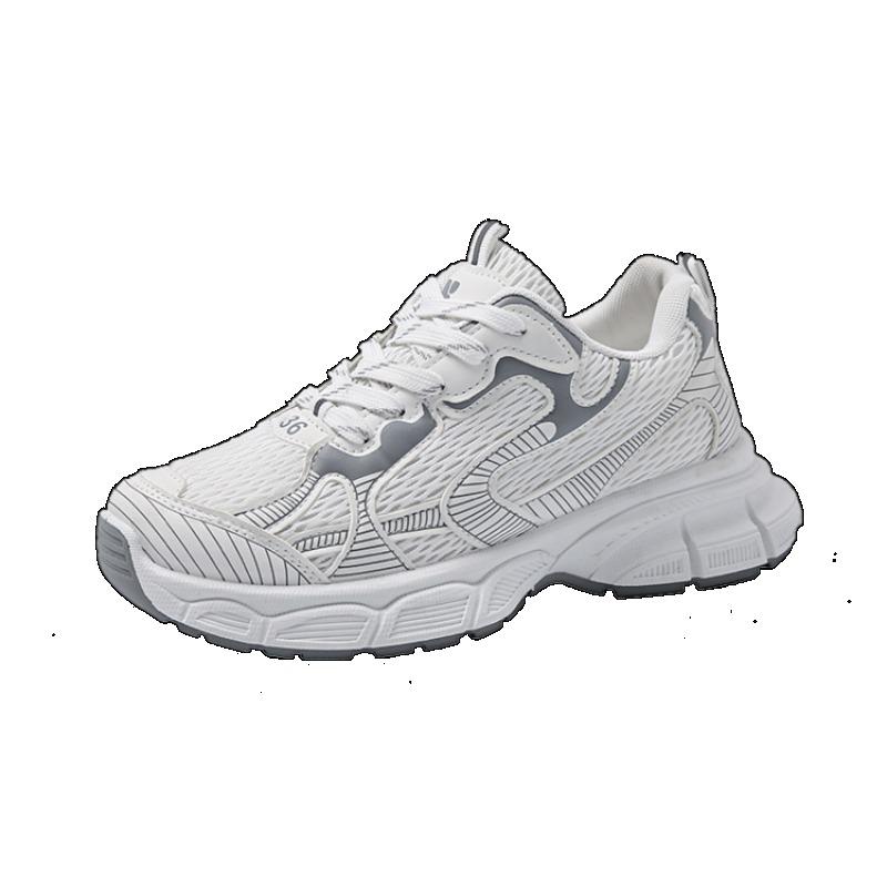 Women Casual Shoes White Breathable Lace-Up Women Sneakers Fashion Korean version Woman Tennis shoes for woman platform shoes