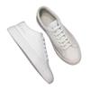 Cowhide Version of White Shoes Women's Shoes Flat Leather Casual Shoes Single Shoes Versatile Couple Board Shoes Women
