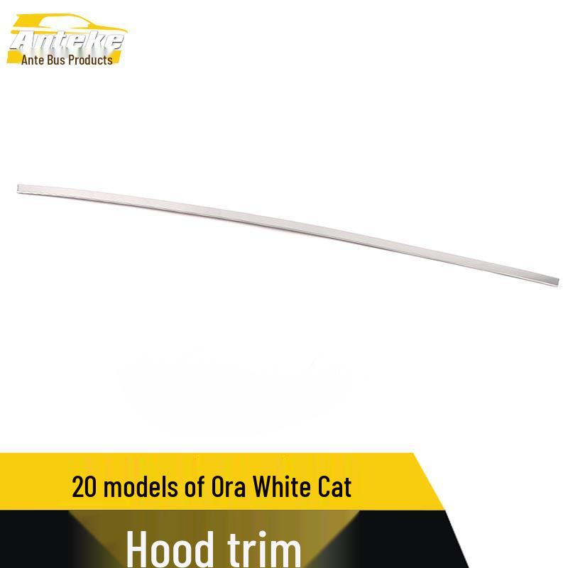 

Great Wall 2020 Ora White Cat Hood Trim & Front Lip Bumper Anti-Scratch Sticker