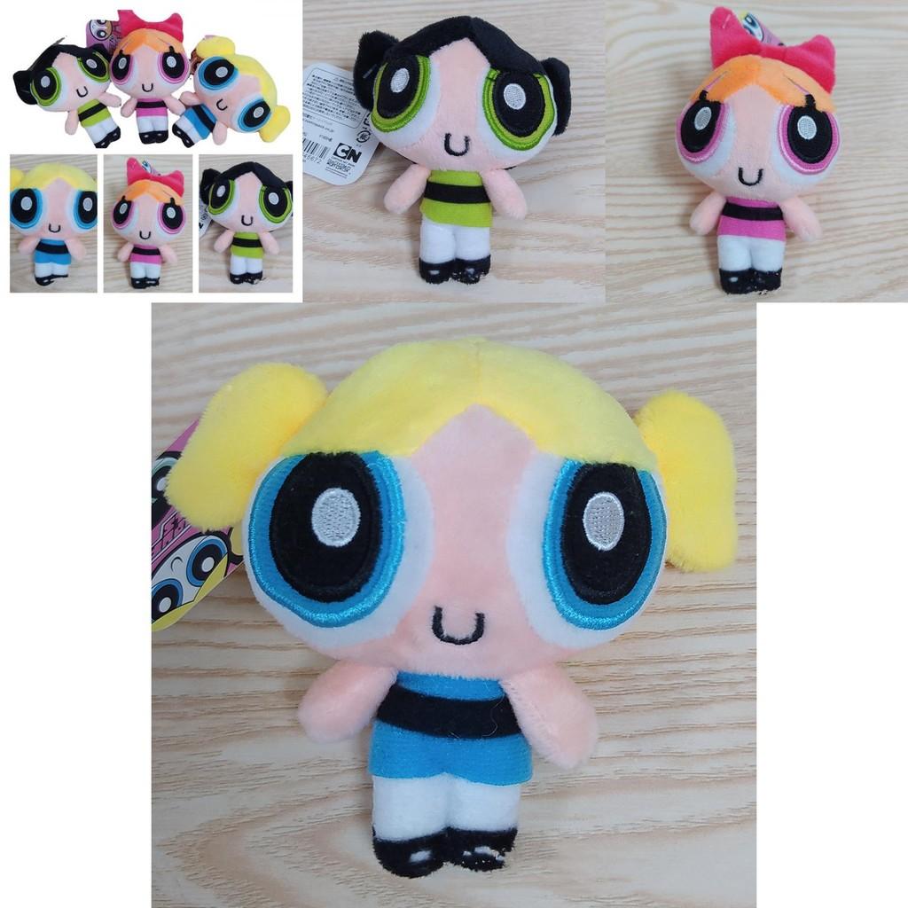 The Powerpuff Girls Plush Doll Backpack Pendant Set Adorable Stuffed Toys For Kids And Fans