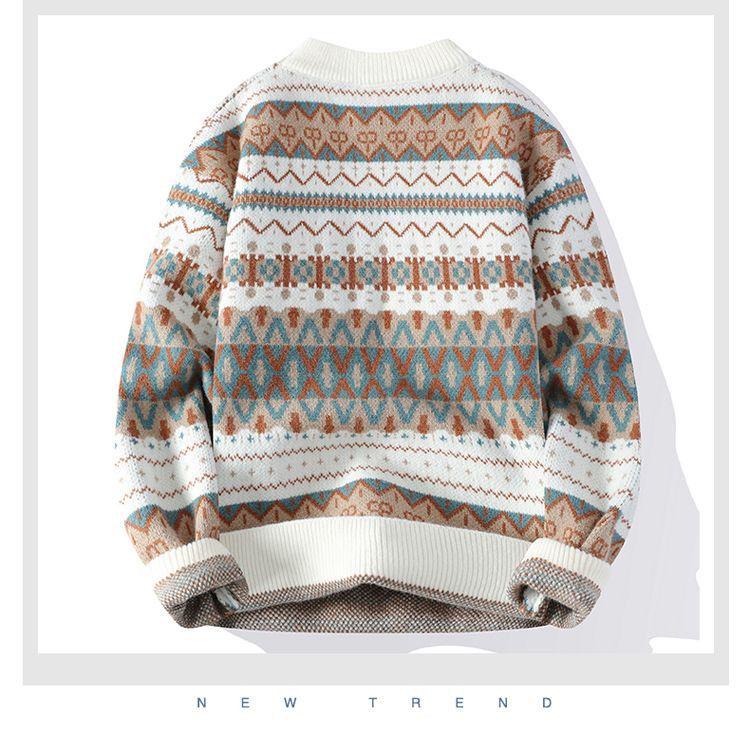 Pánský vintage úpletový rolák – Teplý a trendy na podzim/zimu