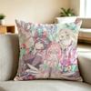 A-Angels of Delusion ZZZ Game Square Double-Sided printed Pillow Case Bedroom Bedside Pillow Sofa Cushion Cover