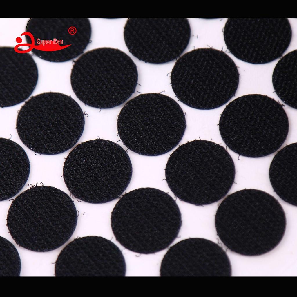20mm Transparent Round Adhesive Velcro Hook-and-Loop Dots
