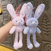 Pull-out Rabbit Plush Toys, Cute Little Rabbit Dolls, Cartoon Keychain Dolls, Birthday Gifts