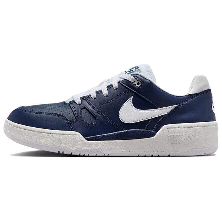 Nike Tam Güç Rahat Çok Yönlü Dayanıklı Düşük Bilekli Kaykay Ayakkabıları Erkek Spor Ayakkabıları Mavi Beyaz FB1362-401