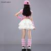 Hip Hop Mädchen Süßigkeiten Crop Top Street Dance Stufenröcke Kinder Süßes Streetwear Kind Jazz Cheerleader Kostüme Kleidung Sets