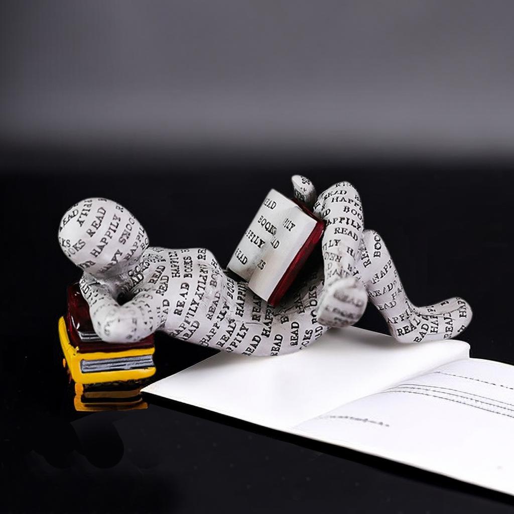 Lesende Frauen Lesende Figuren Dekor Nordisch Modern Denker Statue Moderne Abstrakte Kunst Skulptur Harz Bücherregal Dekor Geschenk
