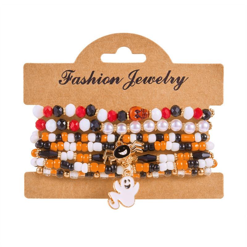 Halloween Ghost Death God Alloy Pendant Set Handcrafted Jewelry For Men And Women