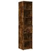 VidaXL Buffet haut chêne fumé 40x42,5x185 cm bois d'ingénierie, buffet, placard, armoire latérale, armoire, armoire de 3281445