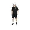Nike Pantaloncini Sportivi Casual Larghi Monocolore Elasticizzati da Uomo Fondi Neri FN2605-010