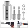 Jack Drill Adapter 1/2 to 1 Stainless Steel Trailer Jack Drill Adapter 26mm Axle Hole Heavy Duty Trailer Jack Adapter