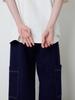MEENDERI [Unisex]Big Pocket Jogger Pants - Navy