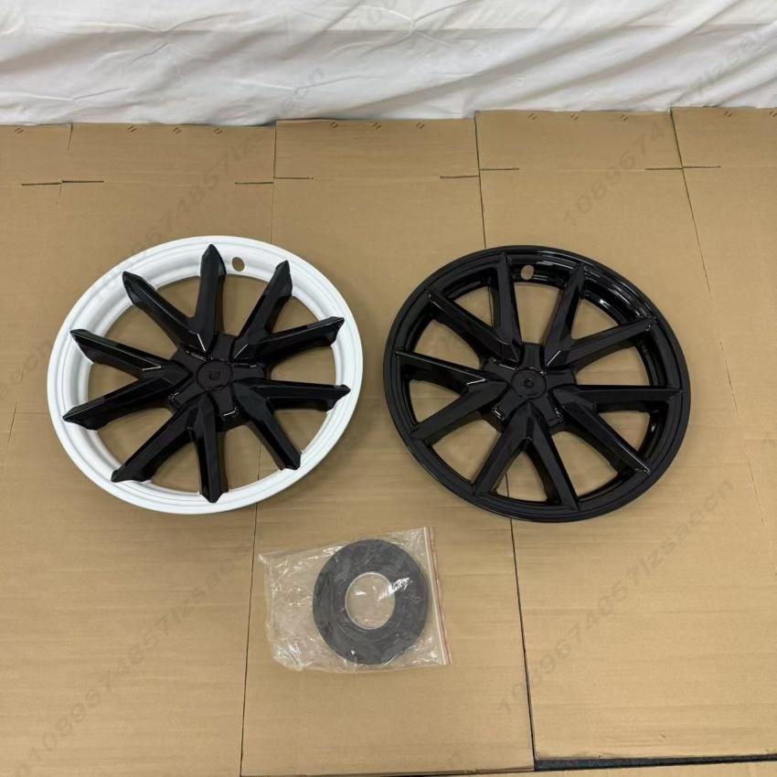 4PCS Hub Cap Car For Tesla Model 3 2017-2023 18 Inch Wheel Cap Replacement Automobile Wheel Hubcap Full Rim Cover Accessories