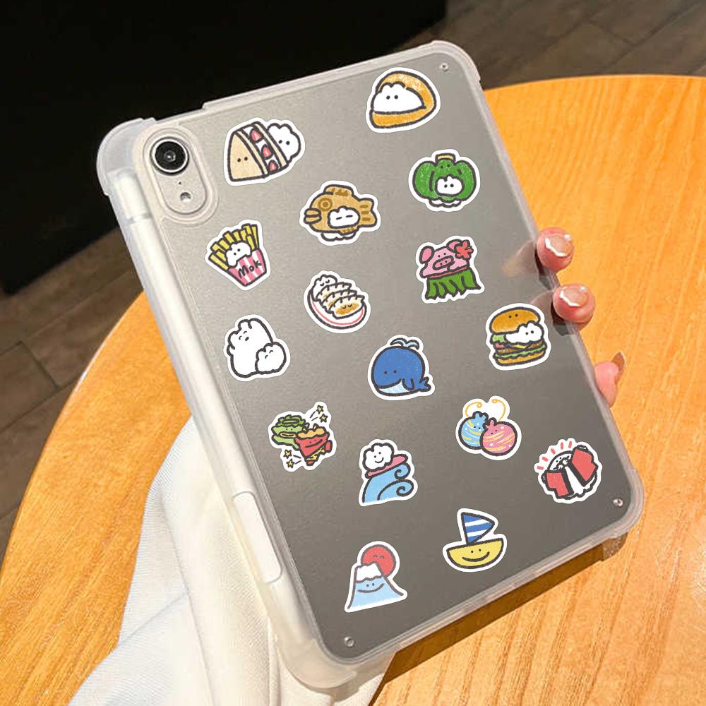 100 Pcs Mini Cute Mokmok Cartoon Anime Sticker For Fridge Luggage Laptop Skateboard Bicycle Pvc Waterproof Bottle Decal Stickers