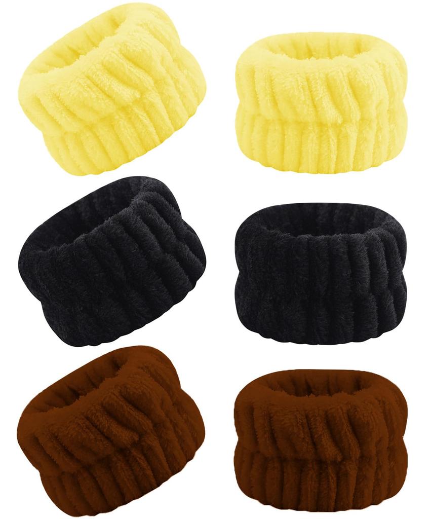 Wristband for Face Washing, Water Absorbent, Towel Wrist, Elastic, Lightweight,