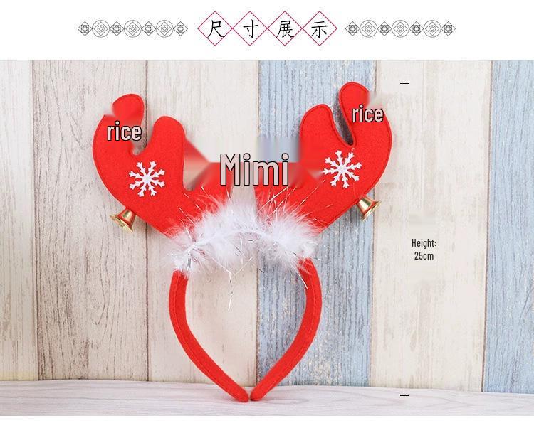 

Праздничный ободок с перьевыми рогами и колокольчиками