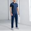 Li Ning Polo Shirts Men's Heather Gray Guangdong Blue Polo Collar Moderate Other APLR005-5