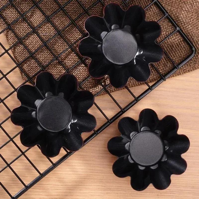 NEW 5Pcs Non-stick Tart Quiche Flan Pan Mold Pie Pizza Cake Mold Cupcake Egg Tart Tartlet Baking Mold Muffin Cup Pizza Pan Bakeware