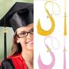 Doctoral Tassels Premium Polyester Fabric Smooth Texture Prom Attires For Graduate University Ceremonies