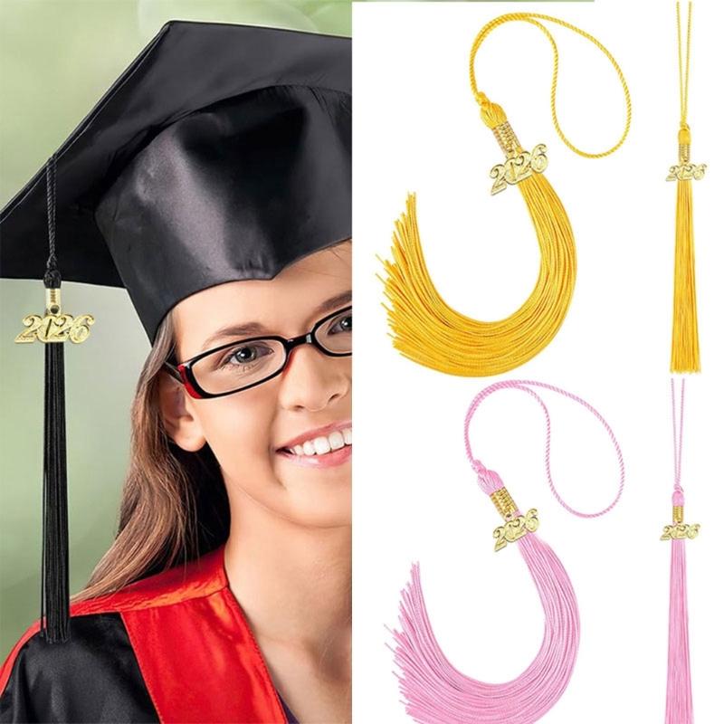 Doctoral Tassels Premium Polyester Fabric Smooth Texture Prom Attires For Graduate University Ceremonies