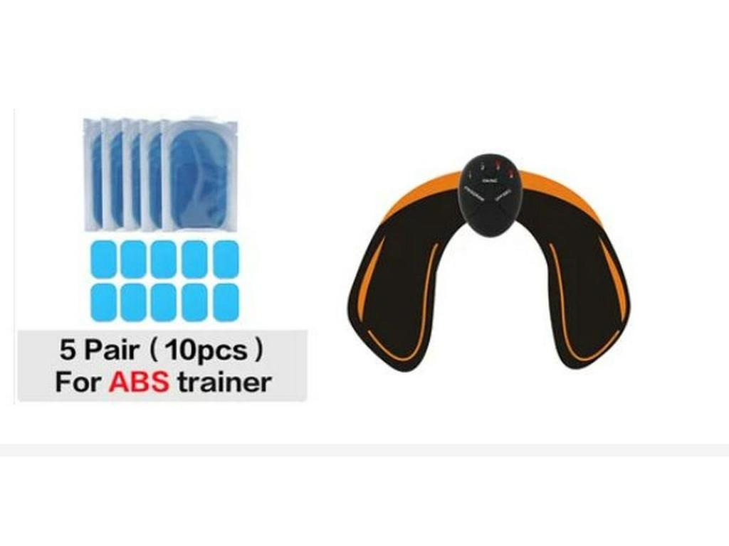 Smart EMS Abdominal & Buttocks Stimulator Set: Ab Trainer & Lifter Patch