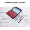 17Pcs Geometry Set Student Supplies Drawing Compass Pencil Rulers Eraser Drawing Kit