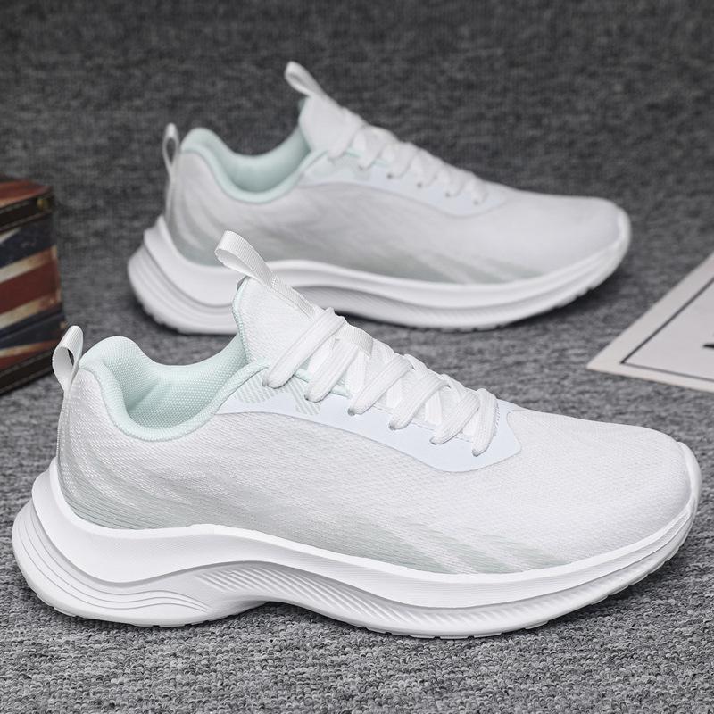 Summer new casual mesh sports running shoes men's and women's same versatile fly-woven shoes soft-soled sports shoes