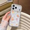 Cute Bear Cartoon Phone Case IPhone 15 Pro Max 16 17 - IMD Back Cover Shockproof Scratch Resistant