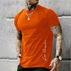 Simple Fashion Letters Graphic T Shirts Trend Summer Crew Neck 3D Printed Short Sleeve Tees Casual Streetwear Cool T-shirts Tops