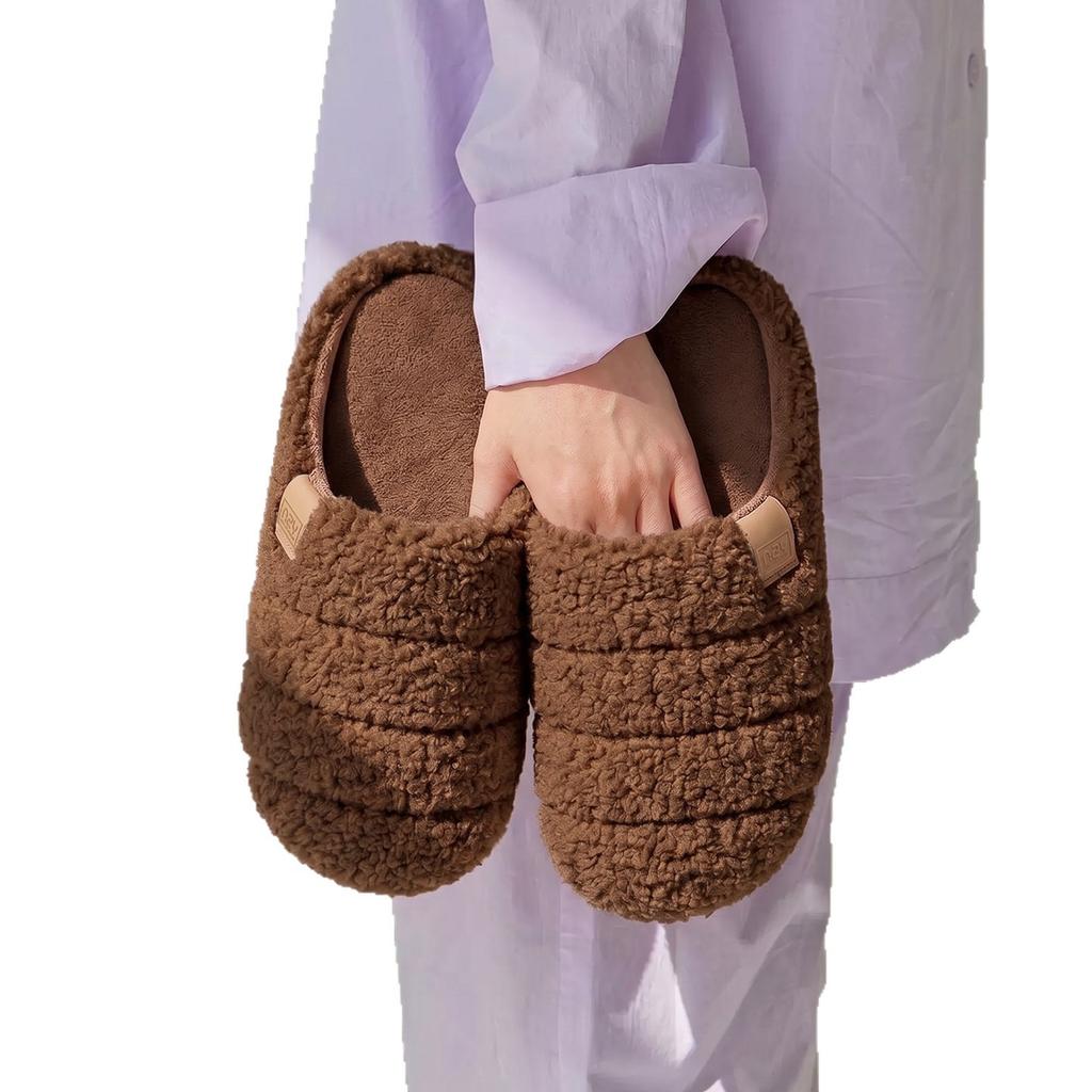 Cotton slippers women's autumn and winter new home warmth lamb wool non-slip, silent and light indoor cotton mop men