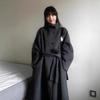 Women's Petite Medium-Length Woolen Coat: 2025 Autumn/Winter Korean Style, Thickened and Stylish.
