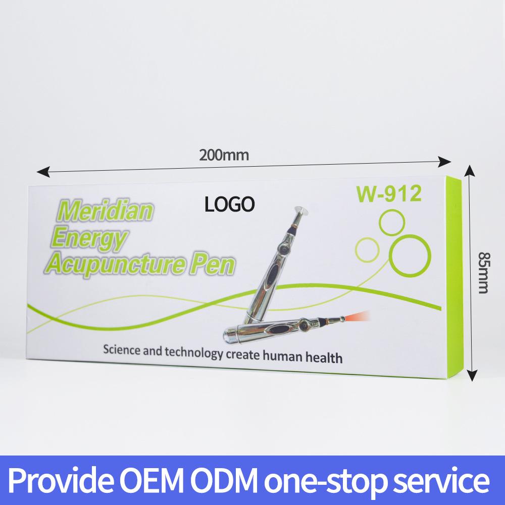 Acupuncture Meridian Energy Pen: Automatic Point Finder & Electronic Pulse Massager for Acupressure and Health Care.