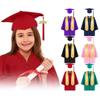 Kindergarten Graduation Cap With Tassel & Printed Gown. Perfect For Memorable Photos And Ceremonies