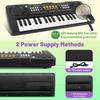 Kids Piano Keyboard, 37 Keys Portable Music Keyboard Electric Piano Toys for Children, Educational Instruments Toddler Keyboard Piano for Kids Ages 3