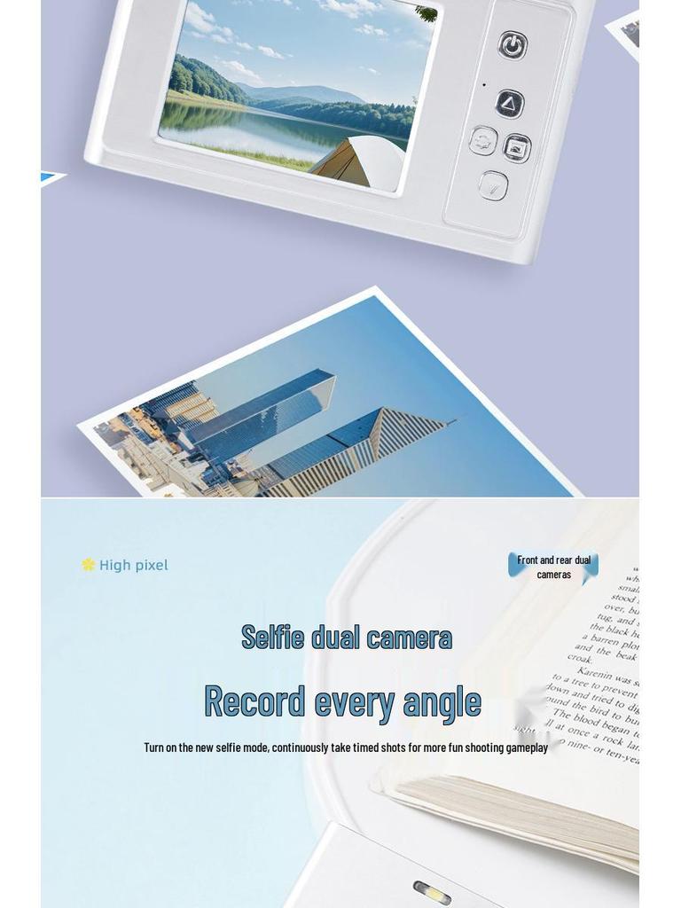 Retro-CCD-Kamera mit hoher Auflösung für mobile Übertragung - Ideal für Studenten und Reisen