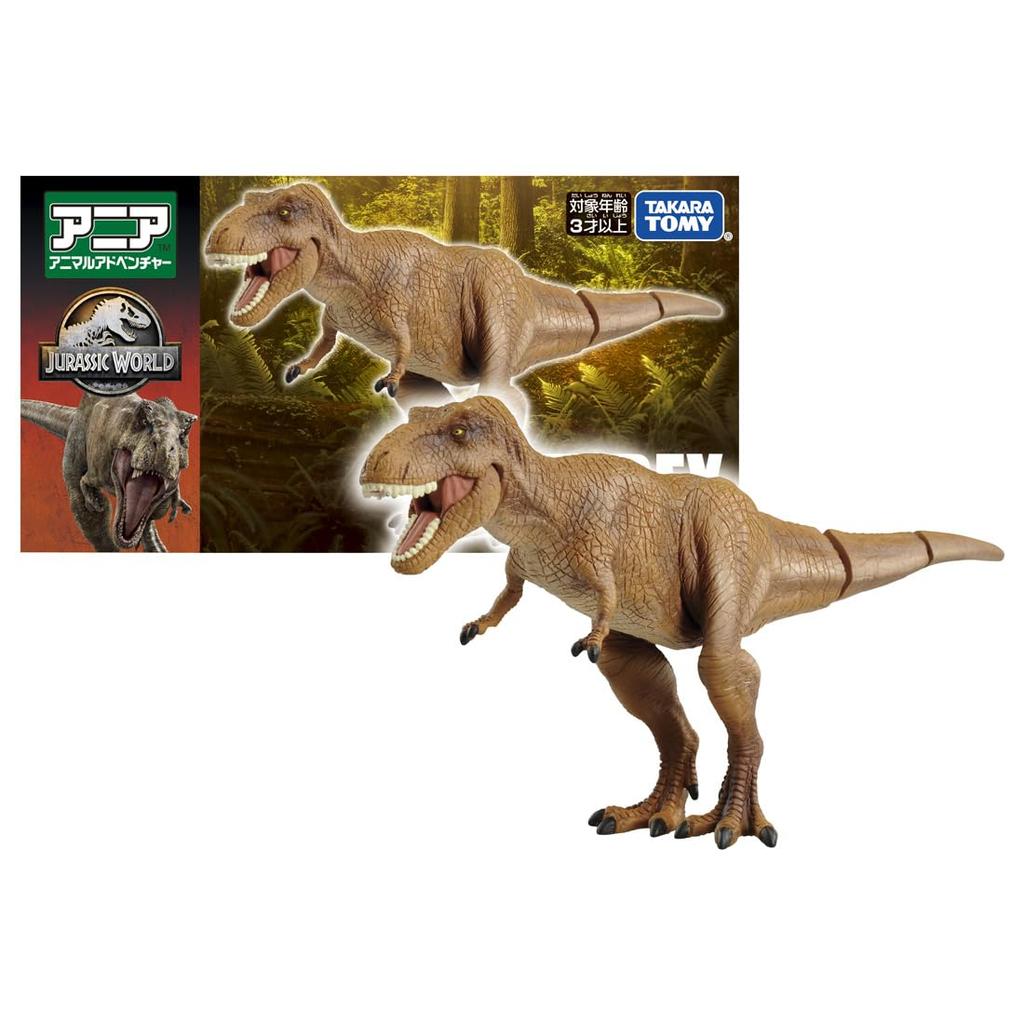 Takara Tomy Ania Jurassic World Animal Dinosaur Toy for Ages 3 and Up T-Rex
